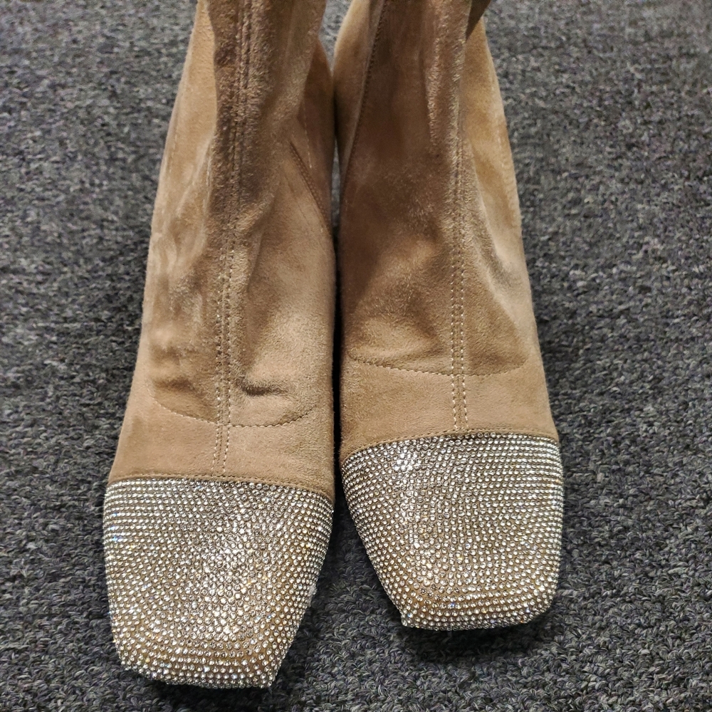 LAST PAIR💥Tan bling boots - Picture 2 of 7